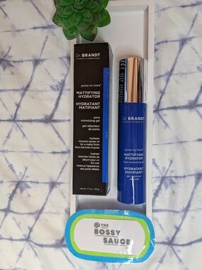 Dr. Brandt Pores No More Mattifying Hydrator Absorbs Excess Oil NWT 50 G